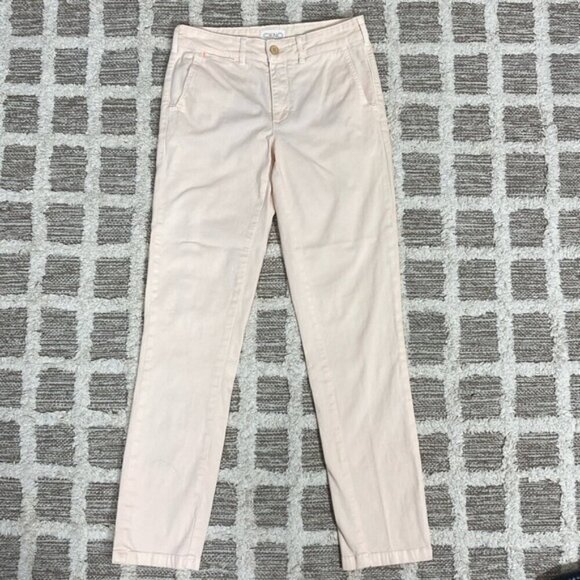 Anthropologie Relaxed Light Peach Chino Pants Size 25 - Picture 2 of 5